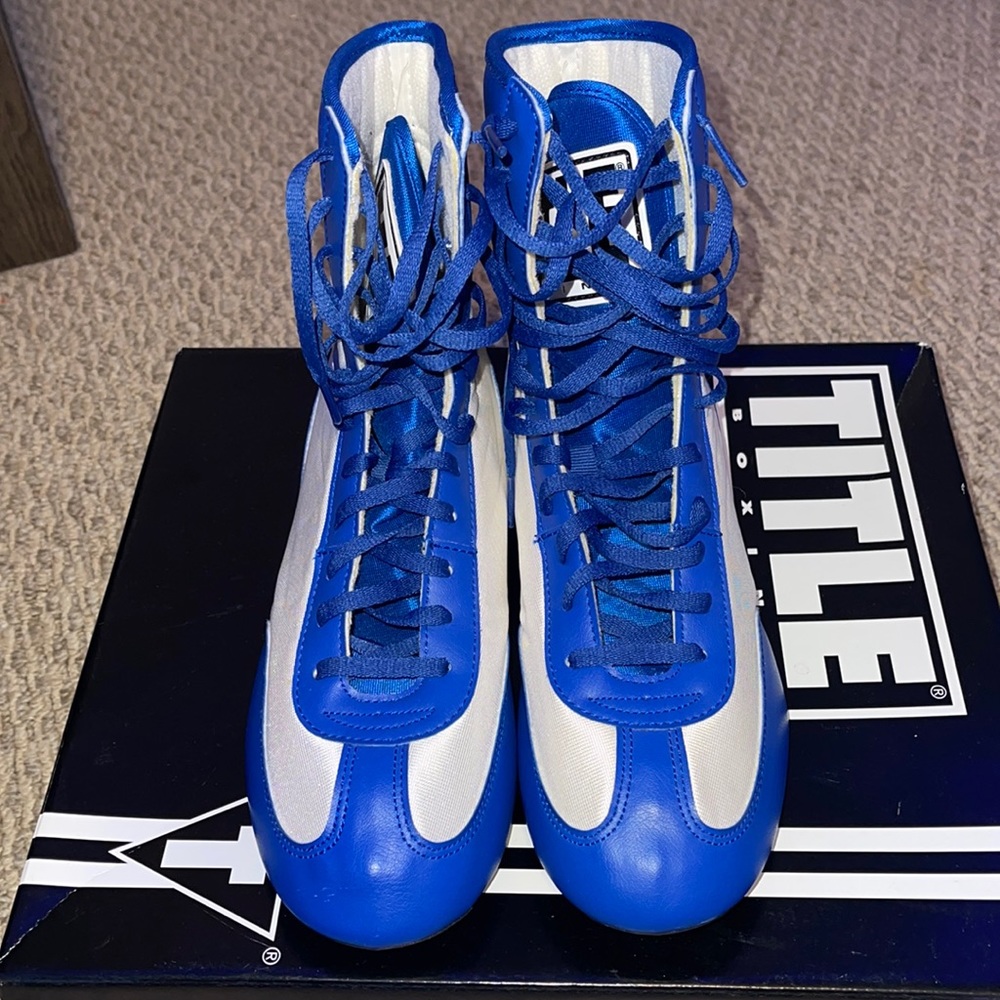 Blue Boxing Shoe